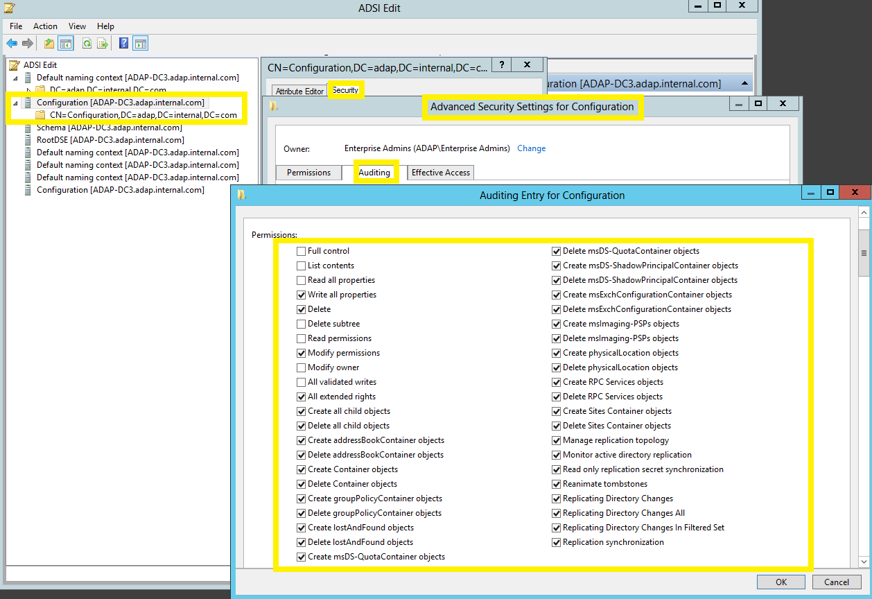 Audit Policies