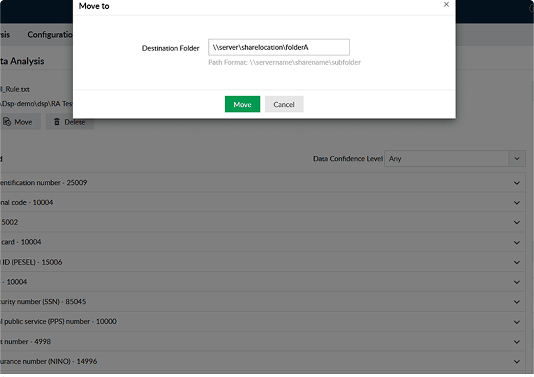Expedite sensitive file management